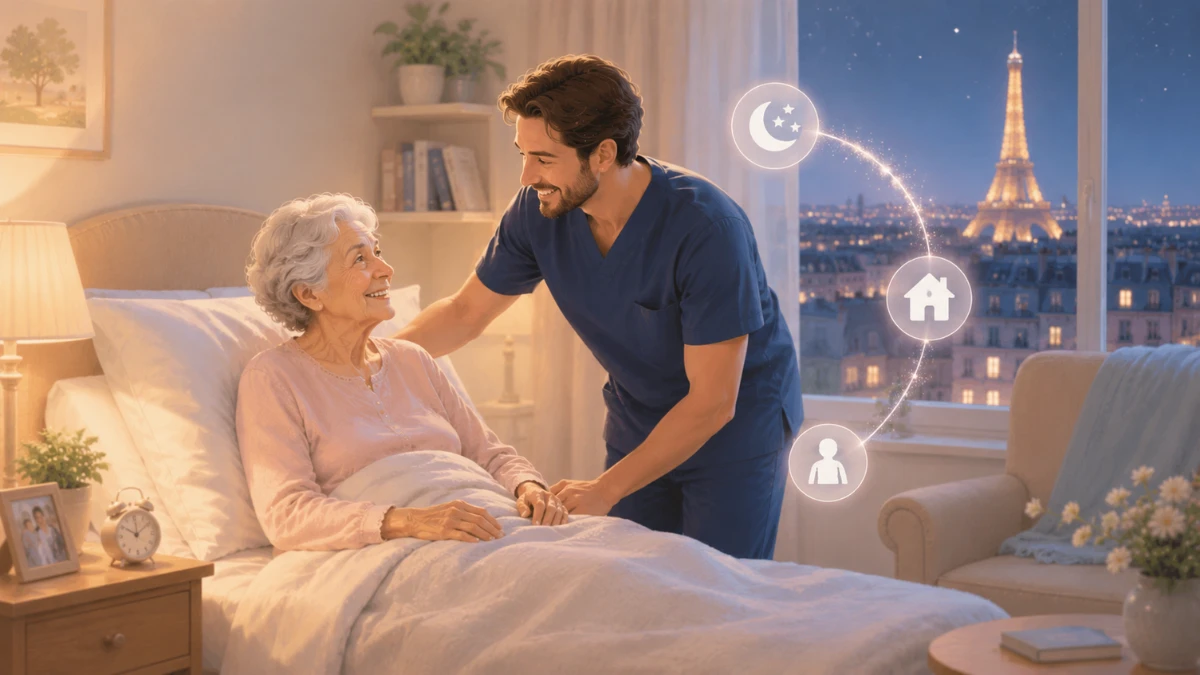 garde nuit personne agee particulier paris