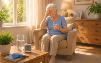 Déshydratation chez la personne âgée : comment la repérer et l’éviter au quotidien ?